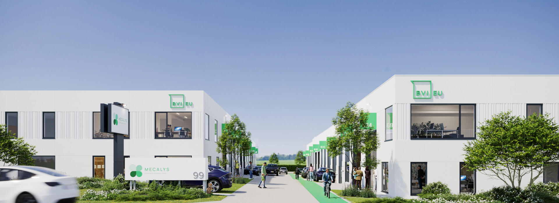 BVI.EU legt eerste steen van het Mecalys Green Business Park in Andenne